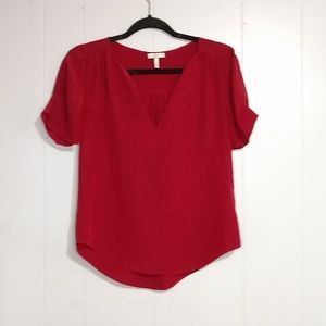 Jore Silk V Neck Blouse